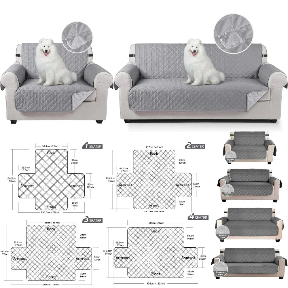 Waterproof Sofa Cover - Non-Slip Pet-Proof Furniture Protector - zyntrixe
