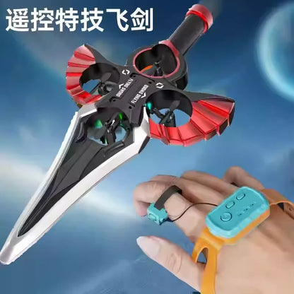 Remote Flying Sword Remote Controlled Stunt Flying Sword New Stunt Remote Controlled Airplane 360 Gesture Remote Control Sword - zyntrixe