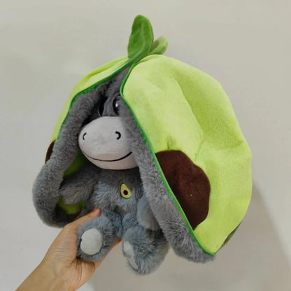 Peluche Burro Fresa Respiración 30cm