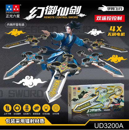 Dron Espada Voladora 70cm RC - 3 Velocidades Giros 360° Control Remoto