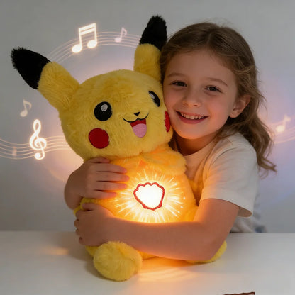 Peluche Pikachu con Respiración Música y Luz - Juguete Calmante Bebé Niños