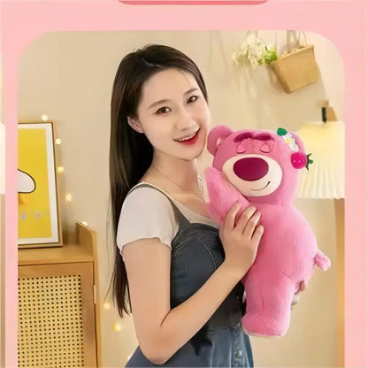 Lotso Bear Plush Toy - Toy Story Lots-o'-Huggin' Bear with Strawberry Scent