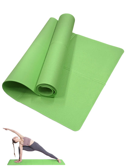 Esterilla de Yoga Antideslizante 3/4/6mm - Colchoneta Fitness Pilates para Casa y Gimnasio - zyntrixe