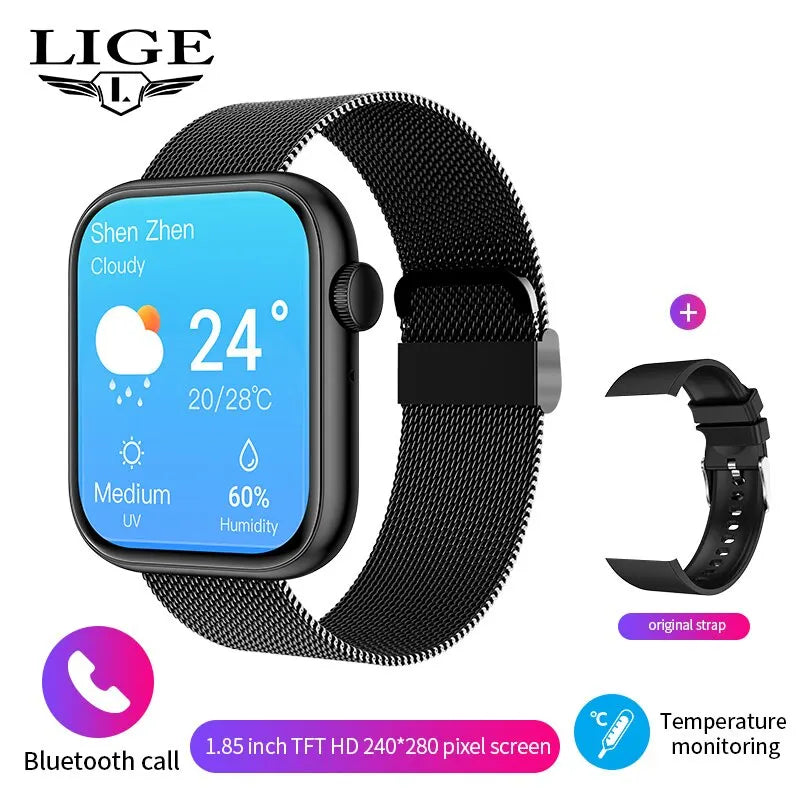 Smartwatch Mujer Bluetooth Llamadas Pantalla Táctil Impermeable