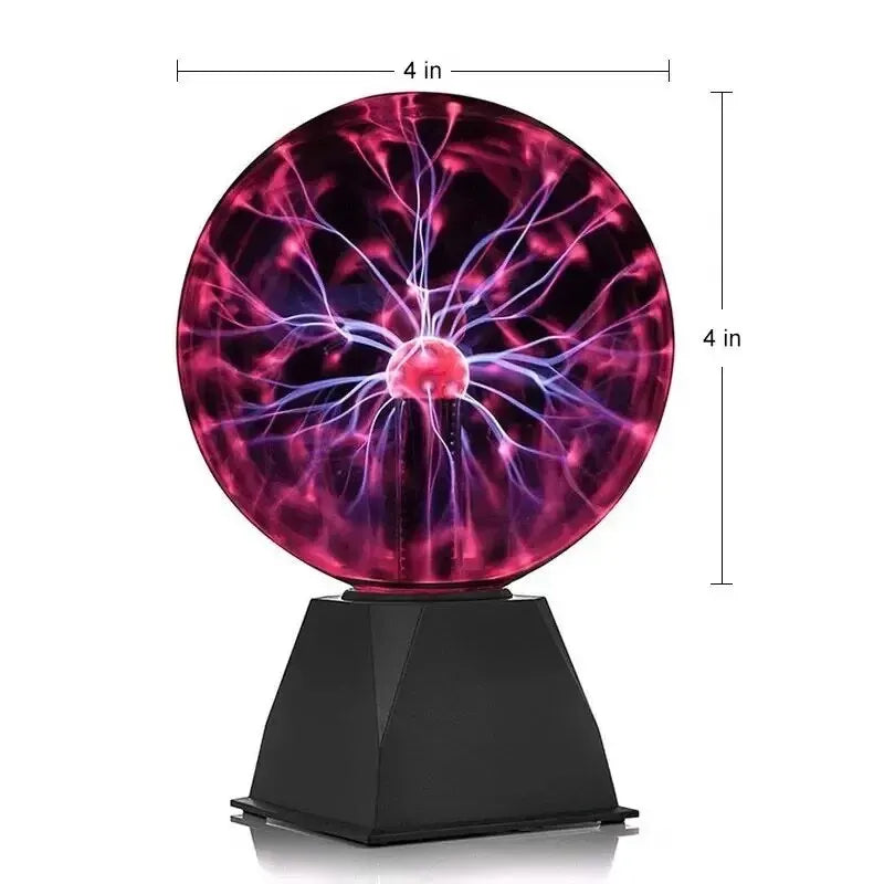 Bola de Plasma Mágica 3/4/5/6 Pulgadas - Lámpara LED Táctil Decorativa - zyntrixe