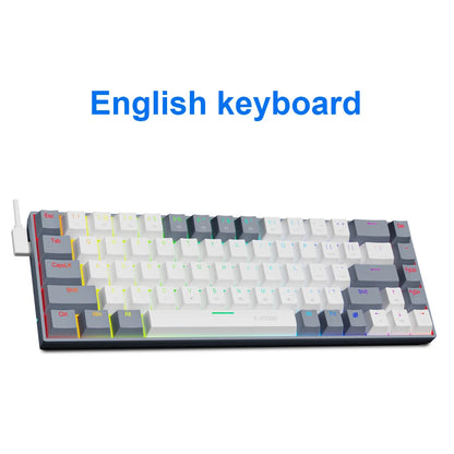 E-YOOSO Z686 RGB Mechanical Gaming Keyboard - 68 Keys - Hot Swap Red Switch - zyntrixe