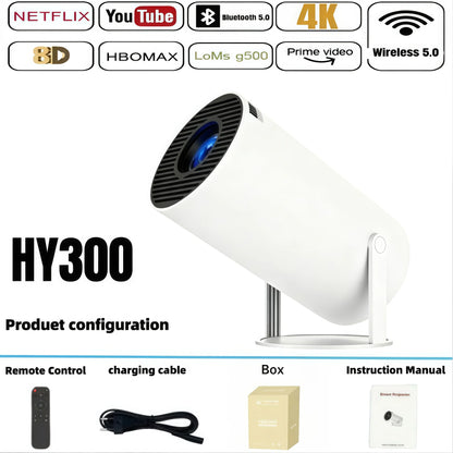 Proyector Portátil HY300 4K Android