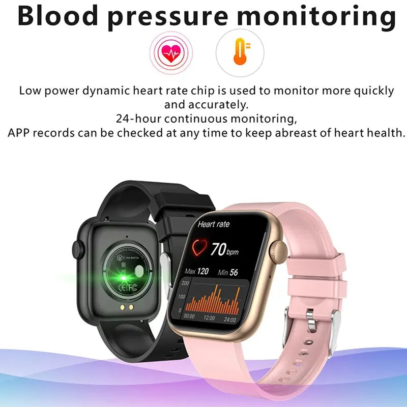 Smartwatch Mujer Bluetooth Llamadas Pantalla Táctil Impermeable
