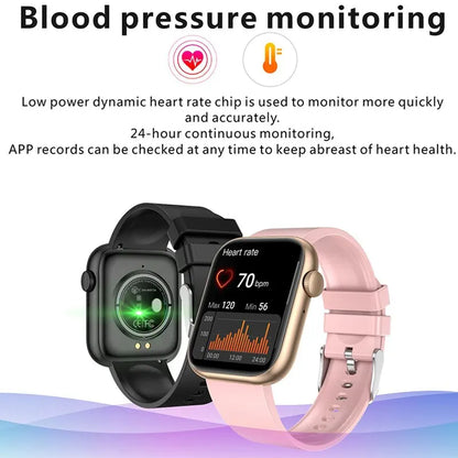 Smartwatch Mujer Bluetooth Llamadas Pantalla Táctil Impermeable