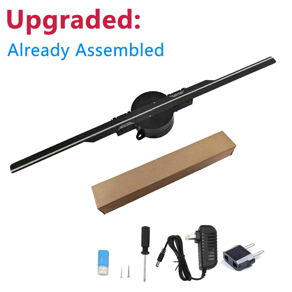 Ventilador Holográfico 3D 42CM WiFi - Proyector Publicitario Holograma LED