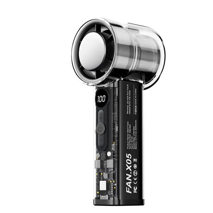 Mini Ventilador Portátil USB 3000mAh Recargable