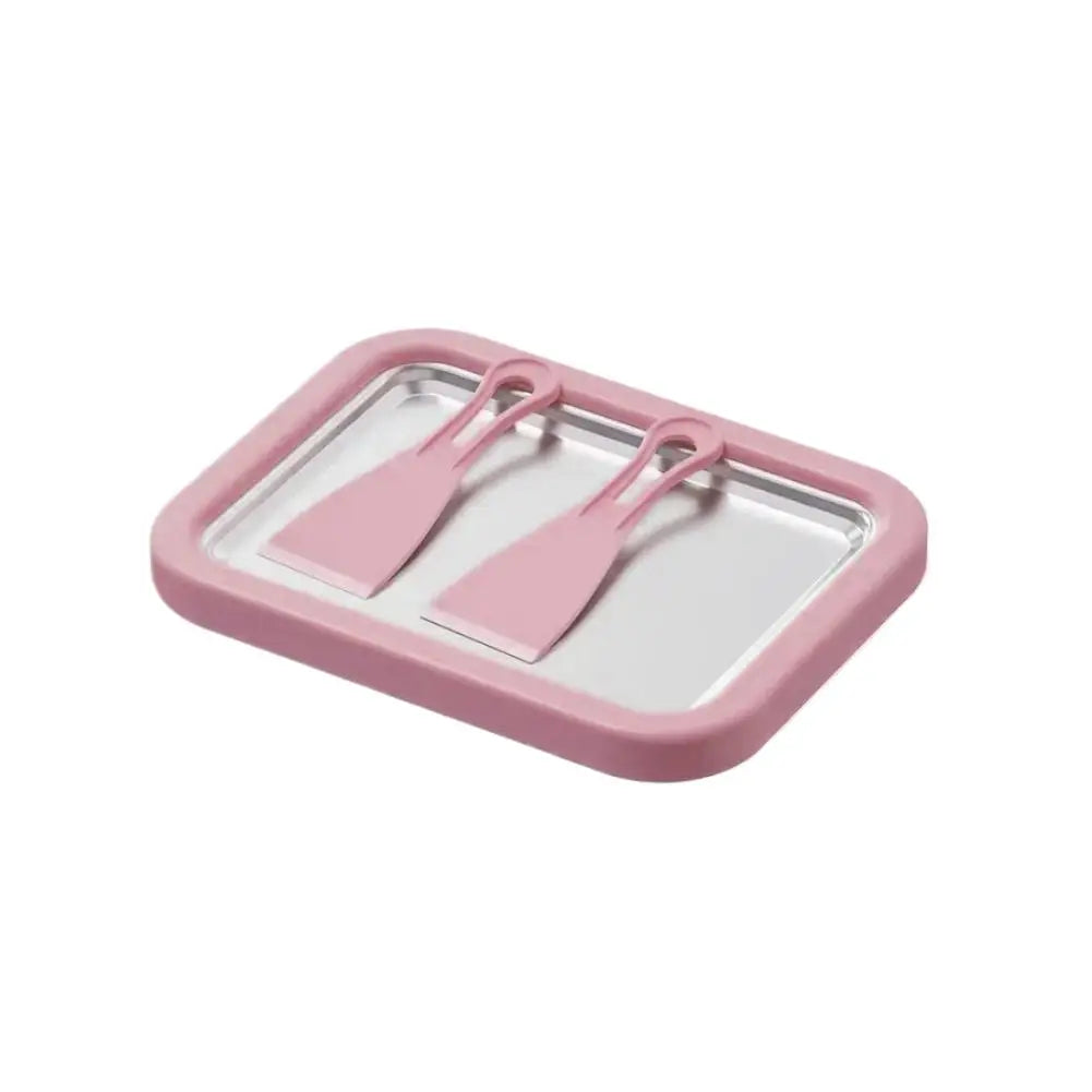 Máquina para Hacer Helados Enrollados con 2 Espátulas - Ice Cream Roll Maker