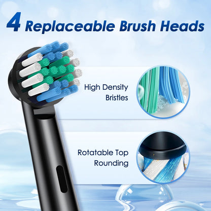 Electric Toothbrush Rechargeable - 5 Modes Rotating Sonic Brush
