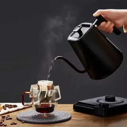 1200W Gooseneck Electric Kettle - Temperature Control Coffee & Tea - zyntrixe