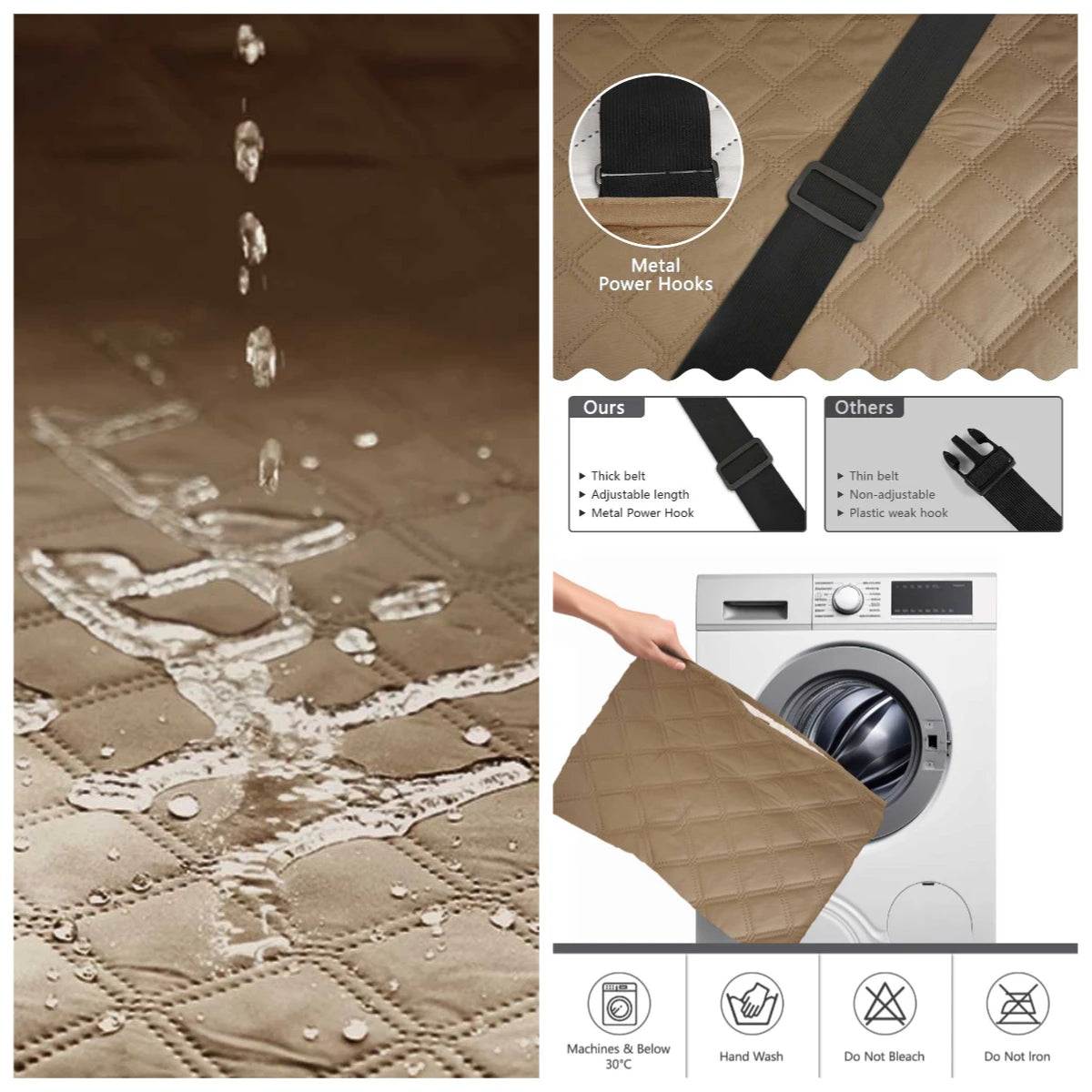 Waterproof Sofa Cover - Non-Slip Pet-Proof Furniture Protector - zyntrixe