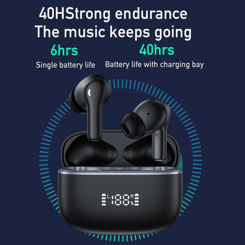 M16 Wireless Bluetooth 5.4 Earphones TWS HiFi Sound Earbuds Active Noise Cancelling Sport headset Long Standby Touch Control