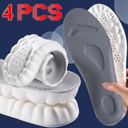 Plantillas de Masaje 4D Ortopédicas - Soporte Arco Pie Deportivas Unisex