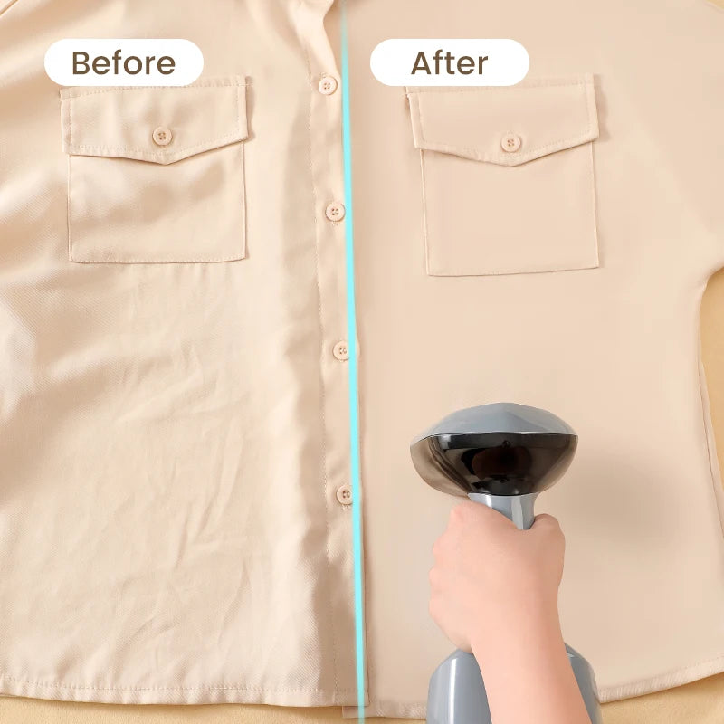 Plancha de Vapor Portátil 1500W - Vaporizador Eléctrico de Mano para Ropa - zyntrixe