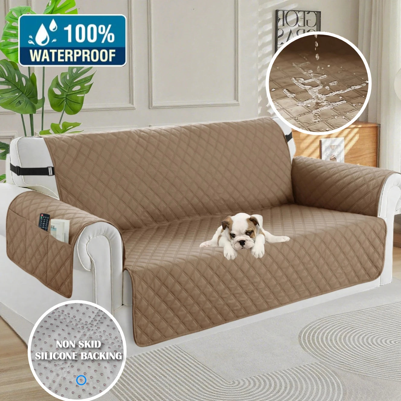 Waterproof Sofa Cover - Non-Slip Pet-Proof Furniture Protector - zyntrixe
