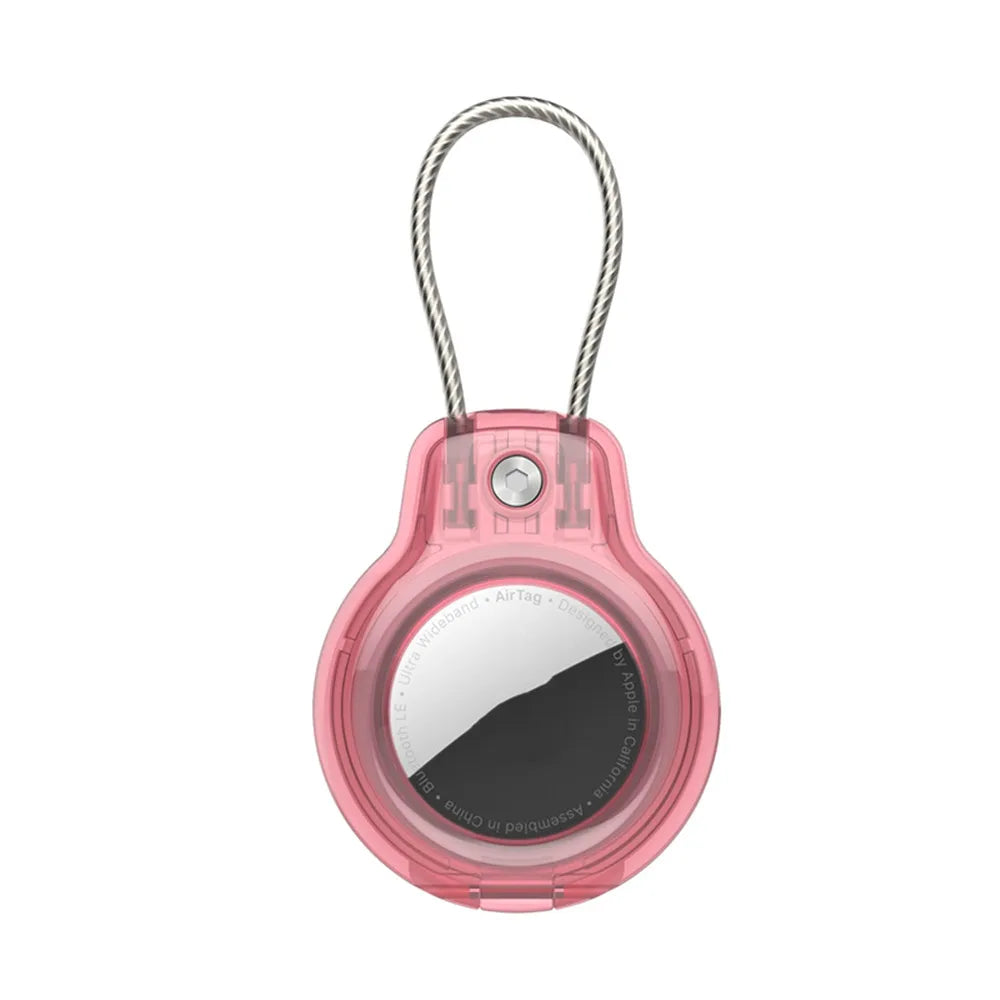 Soporte Seguro para Apple AirTag con Cable - Llavero Protector Antipérdida - zyntrixe