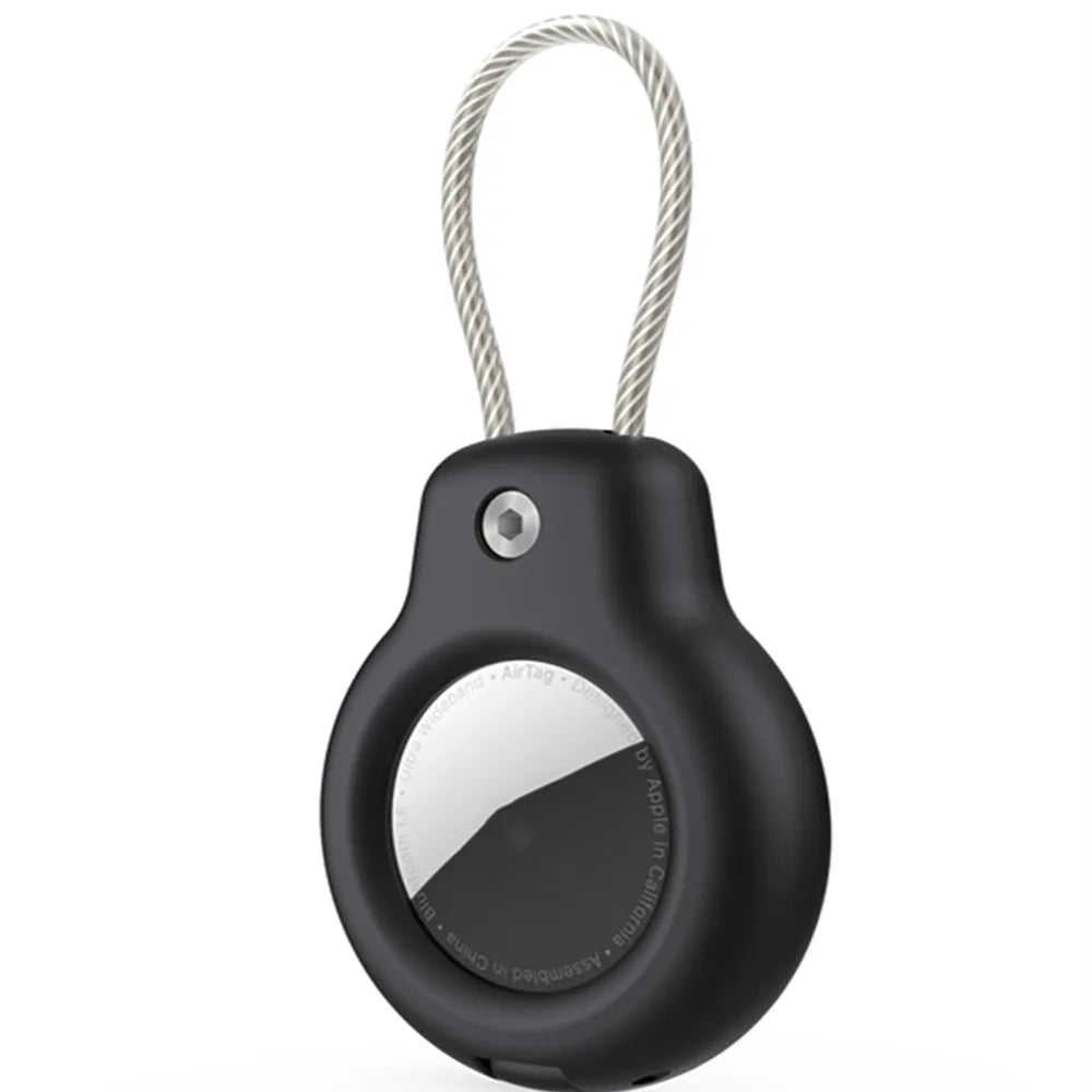 Soporte Seguro para Apple AirTag con Cable - Llavero Protector Antipérdida - zyntrixe