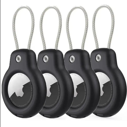 Soporte Seguro para Apple AirTag con Cable - Llavero Protector Antipérdida - zyntrixe