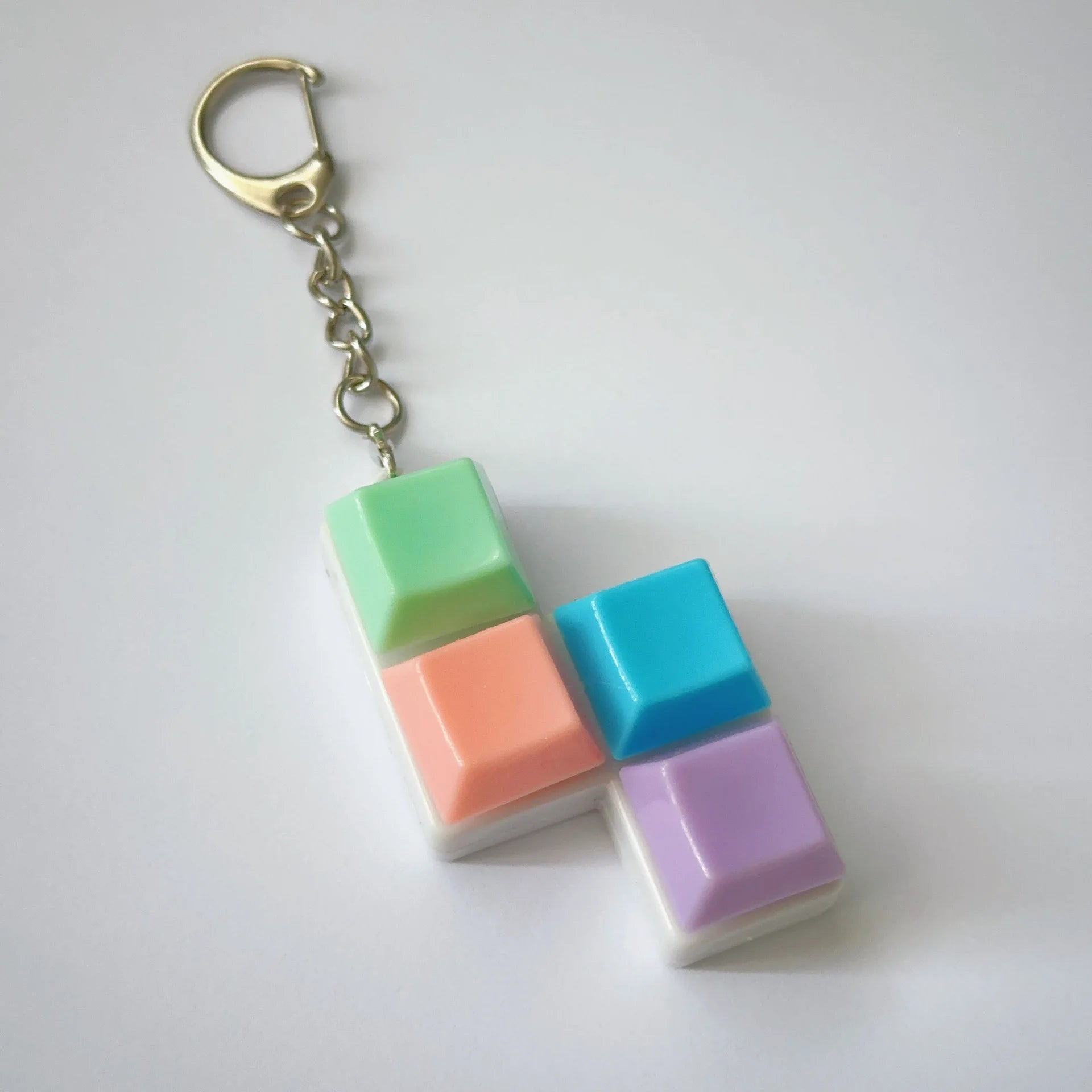 Fidget Button Keychain - Stress Relief Toy Key Ring for Anxiety & Focus - zyntrixe