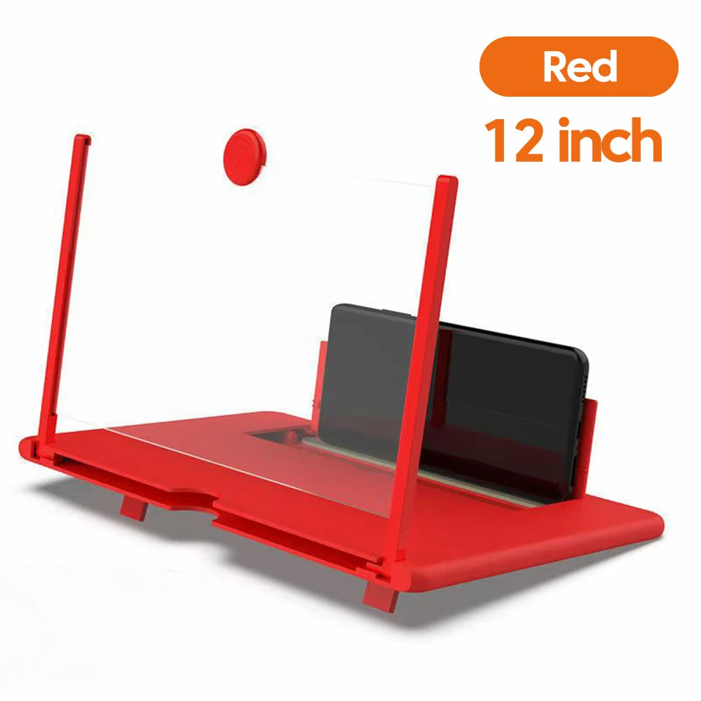 Amplificador Pantalla Móvil 12 Pulgadas - Lupa HD con Soporte Plegable - zyntrixe