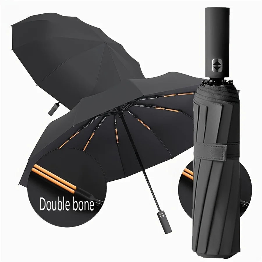 Paraguas Automático Plegable Anti-UV con Protección Solar - zyntrixe
