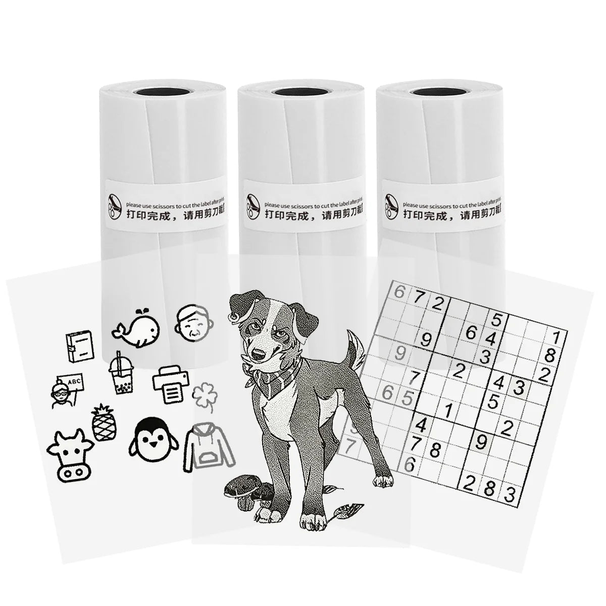 Mini Impresora Térmica Portátil Bluetooth 57mm - Sin Tinta Stickers Fotos DIY