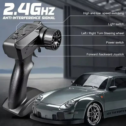 Coche RC Drift 4WD 1:24 con Luces LED - Edición Limitada